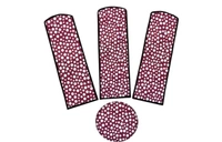 STYLISTA Waterproof & Dustproof Three Blade Ceiling Fan Cover with Velcro Enclosure Set of 1 Fan Cover -  Free Size,   Maroon,  PVC, pack of1